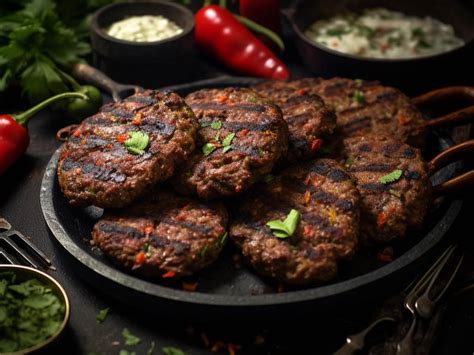  Chapli Kebab: Experience the Savory Burst of Aromatic Spices and Tender Grilled Meat