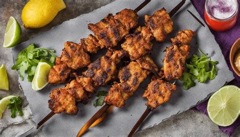 Suya Skewers: Succulent Grilled Meat Meets Fiery Aromatic Spice Blend!